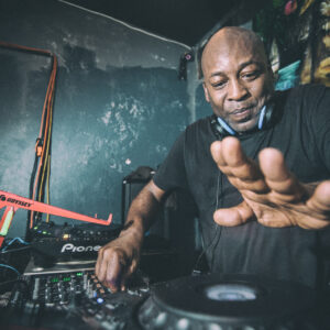 Jumping Jack Frost on stage at Toronto drum and bass event