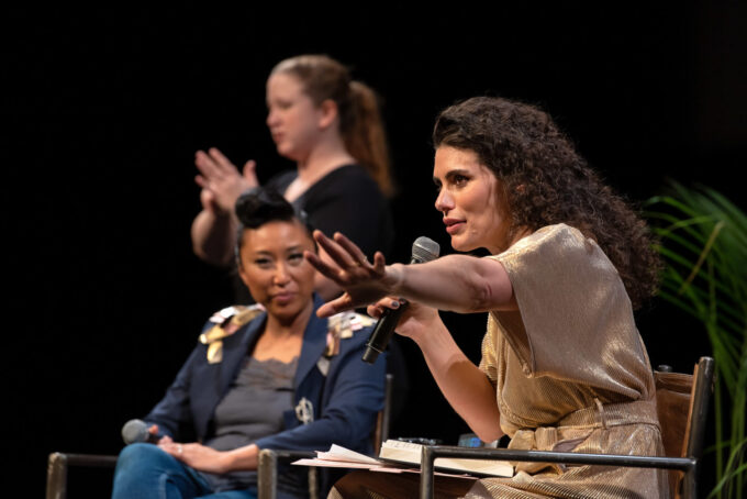 Chani Nicholas speaking at TIFF Bell Lightbox in Toronto by Nick Wons