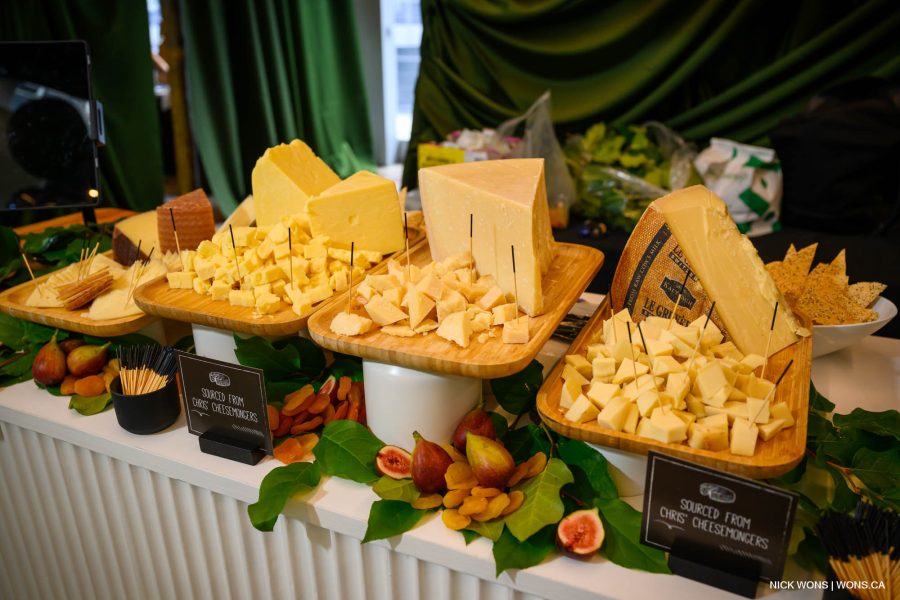Cheese spread by The Food Dudes at St Lawrence Market North open house event photography by Nick Wons
